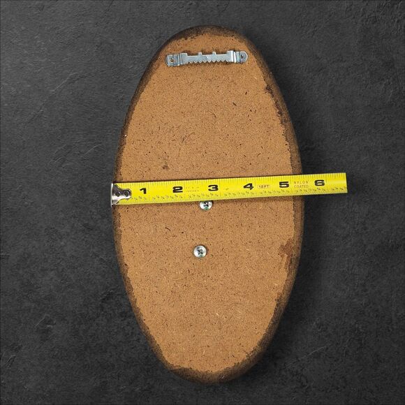 Vintage Copper & Resin Sad Clown Wall Plaque 10" Mid Century Art MCM Coppercraft - Picture 10 of 11